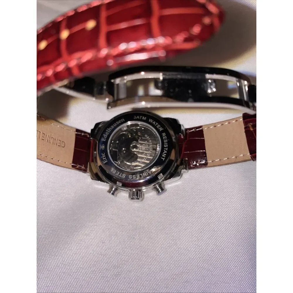 Eric Edelhausen Watch Water Resistant Stainless Steel NEW